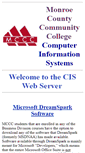 Mobile Screenshot of cis.monroeccc.edu